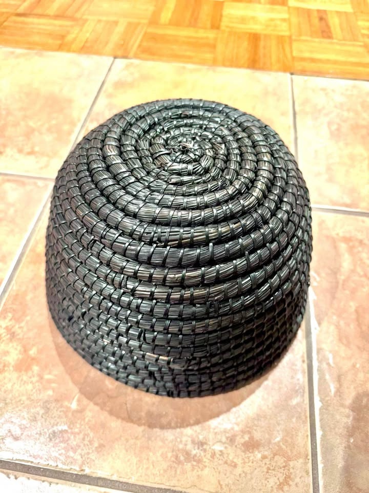 Round Wicker Basket - photo 3