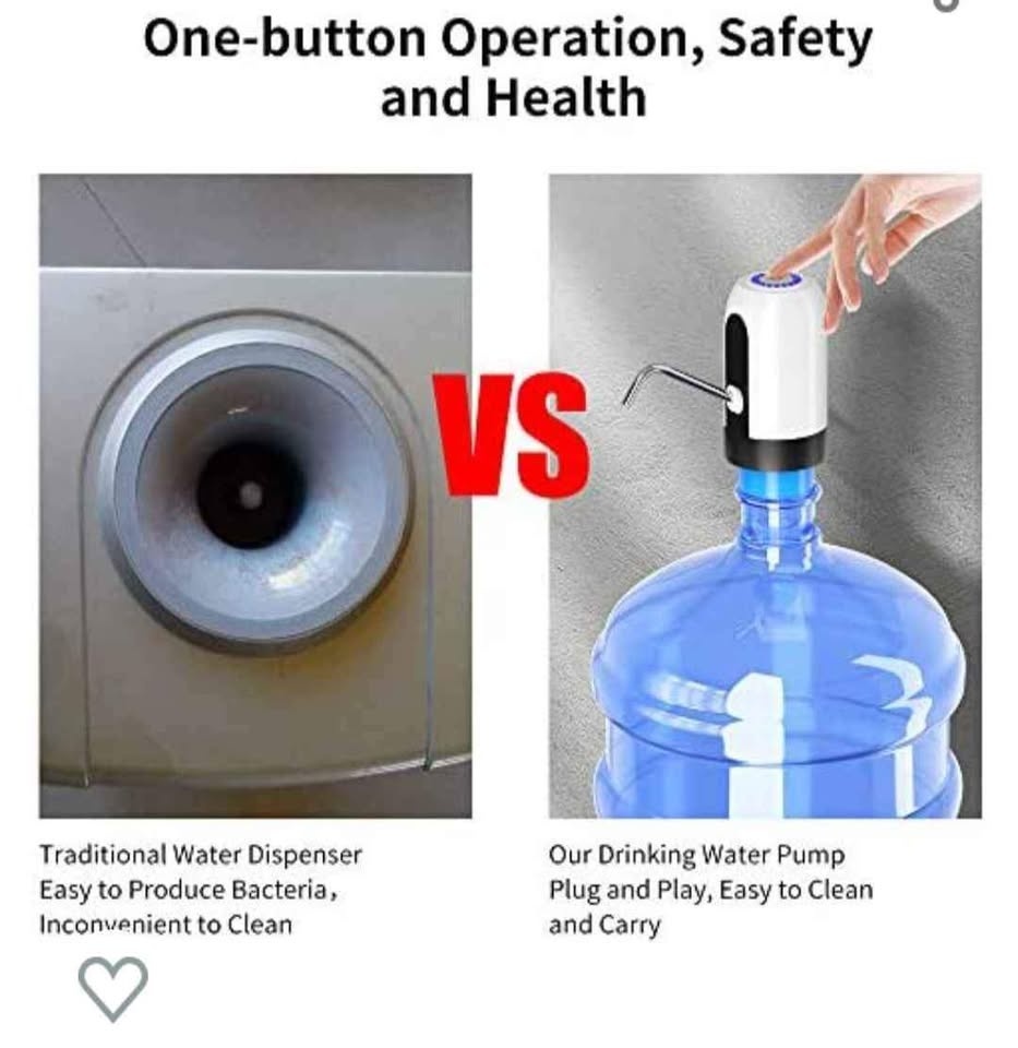 NEW Water Bottle Pump, Water Dispenser 5 Gallon USB - photo 4