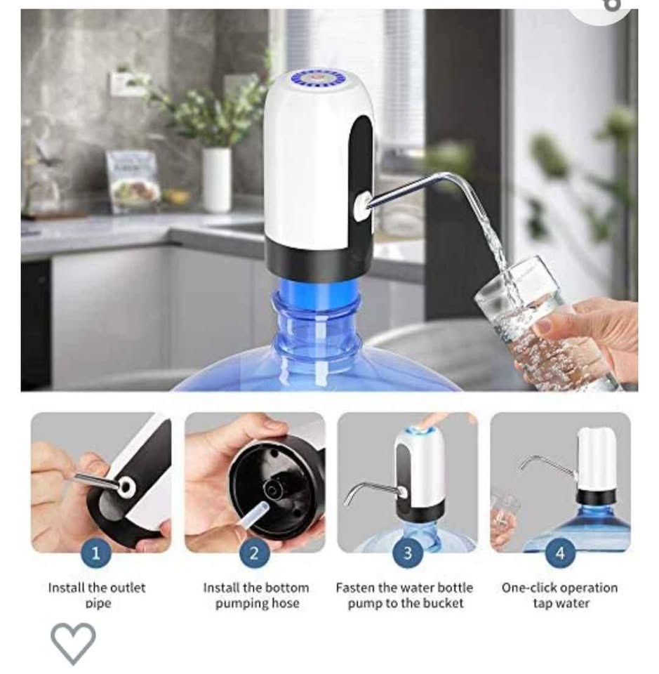 NEW Water Bottle Pump, Water Dispenser 5 Gallon USB - photo 5