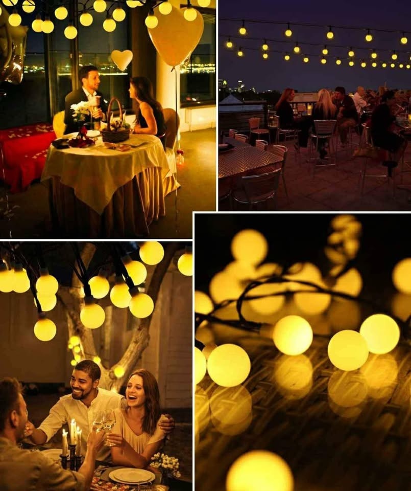 NEW Solar String Lights Outdoor, 60LED Globe - photo 3
