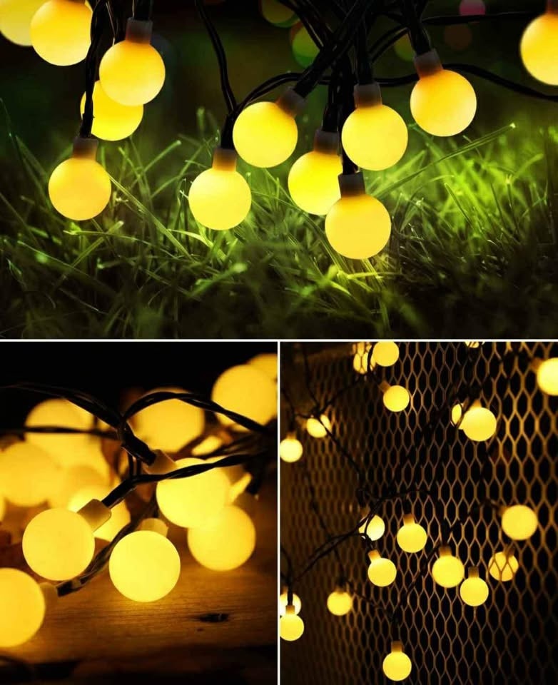 NEW Solar String Lights Outdoor, 60LED Globe - photo 5
