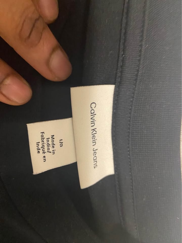 Calvin Klein Black Long Sleeve Shirt (Large) - photo 2