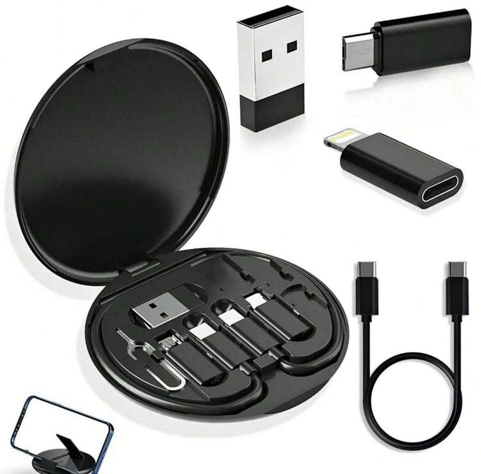 5-in-1 USB Adapter Kit With Multi Charging Cables