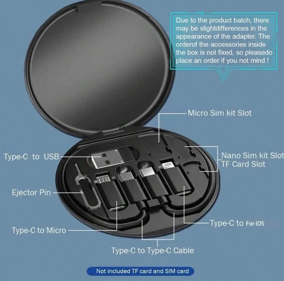 5-in-1 USB Adapter Kit With Multi Charging Cables - photo 3