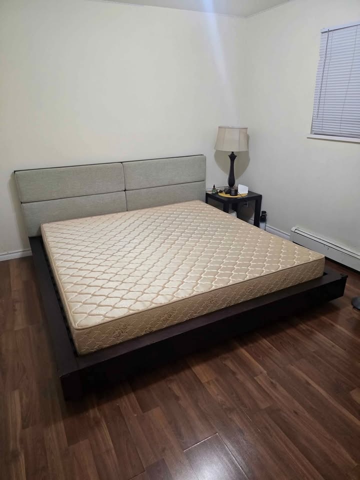 King Size Bed Frame and Mattress with Bed Box - photo 2