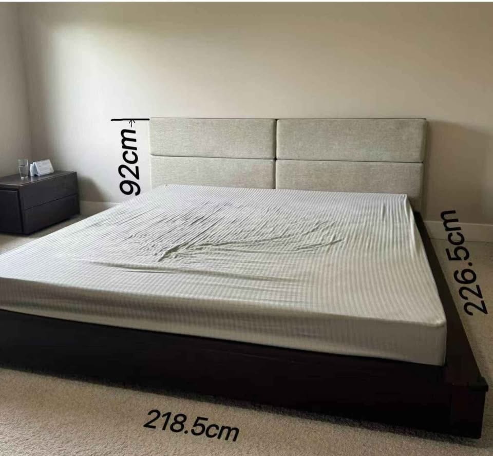 King Size Bed Frame and Mattress with Bed Box - photo 3