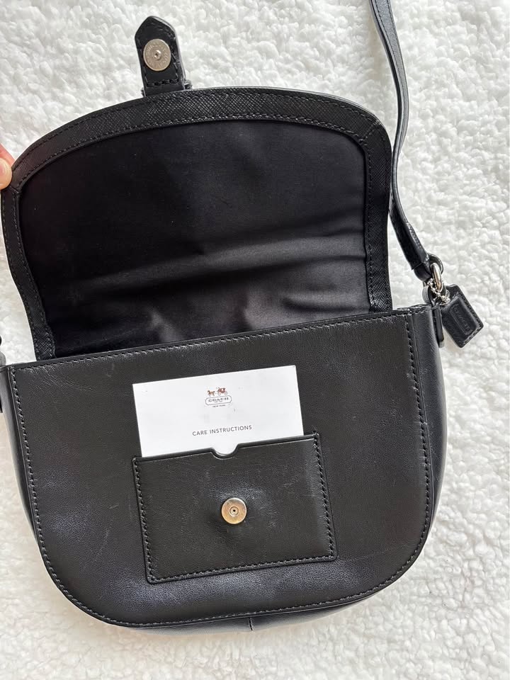 Coach Black Charlie Leather Anderson Crossbody Bag (F51286) - photo 4