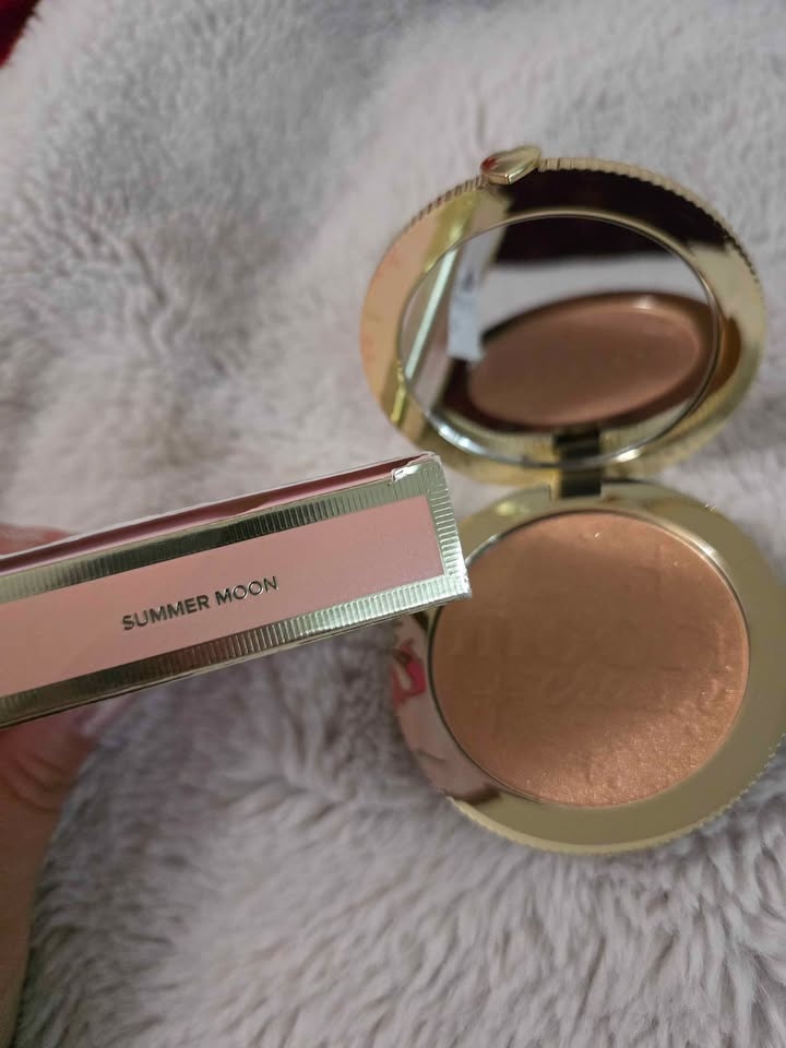 Too Faced Glossy Powder Highlighter - Summer Moon - photo 3