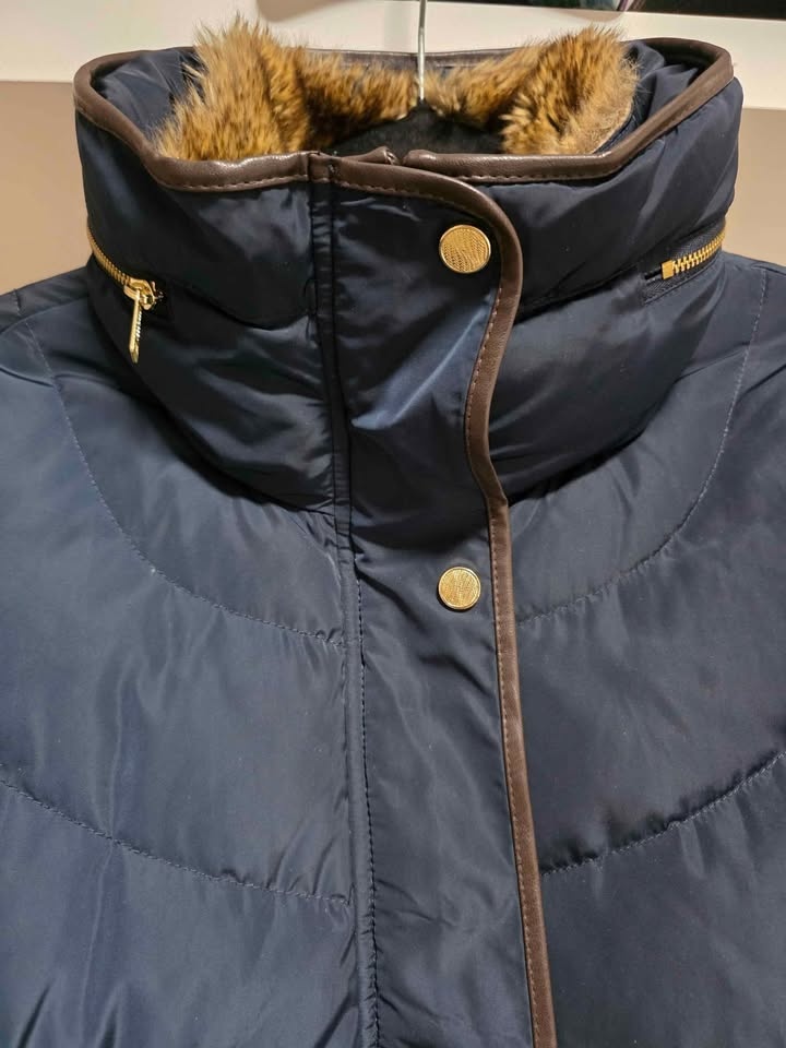 Cole Haan Sz S Down Fill Puff Winter Jacket Blue - photo 5