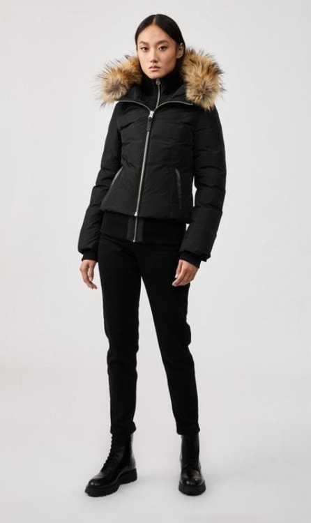 Authentic Mackage Women’s Black Jacket (size S) - photo 2