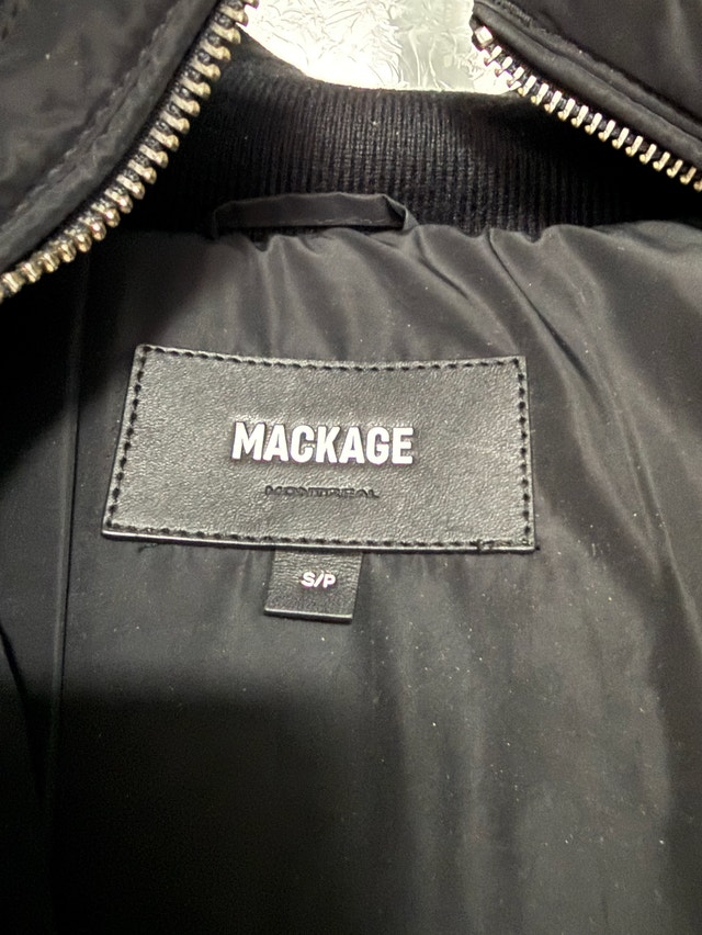Authentic Mackage Women’s Black Jacket (size S) - photo 5
