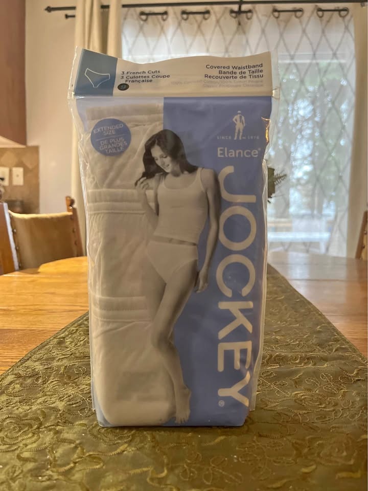 NEW Jockey Elance Cotton French Cut Underwear - Extended Size 9