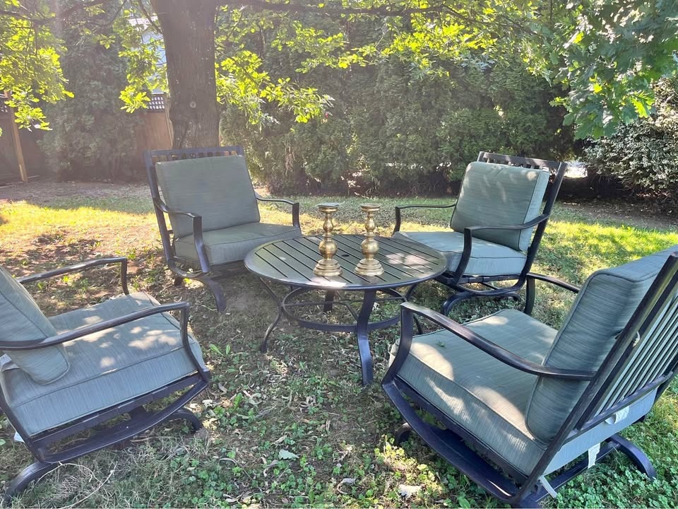 5-Piece Patio Conversation Set - Great Condition