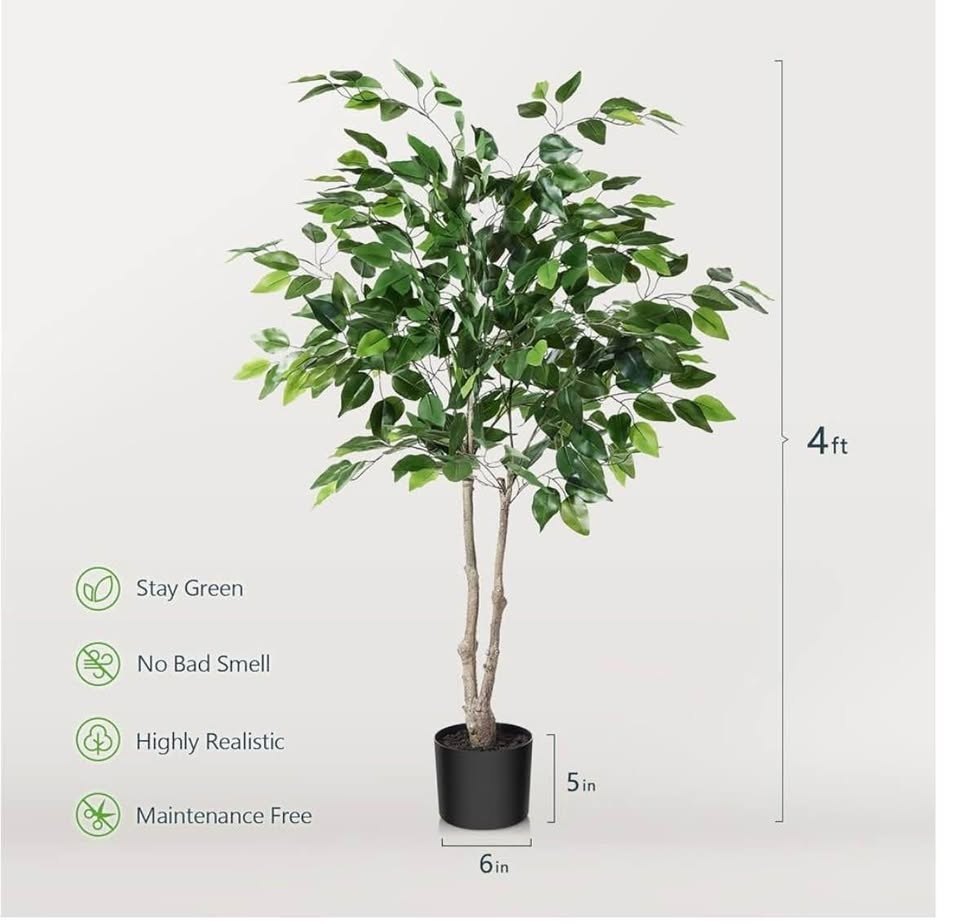 Artificial Ficus Tree 4Ft - photo 2