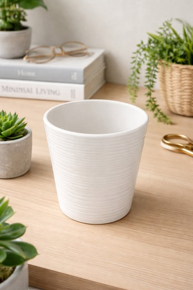 Porcelain Planter – Minimal & Clean