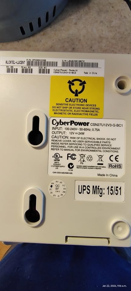 CyberPower DC UPS – Modem/Router Backup (Needs Battery) - photo 2