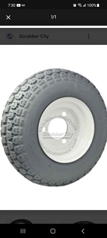 NEW 4 Cheng Shin Foam Filled Wheel w/ 3-Bolt Hole Rims