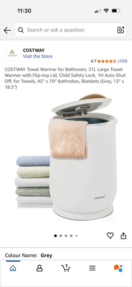 21L Large Towel Warmer - Brand New