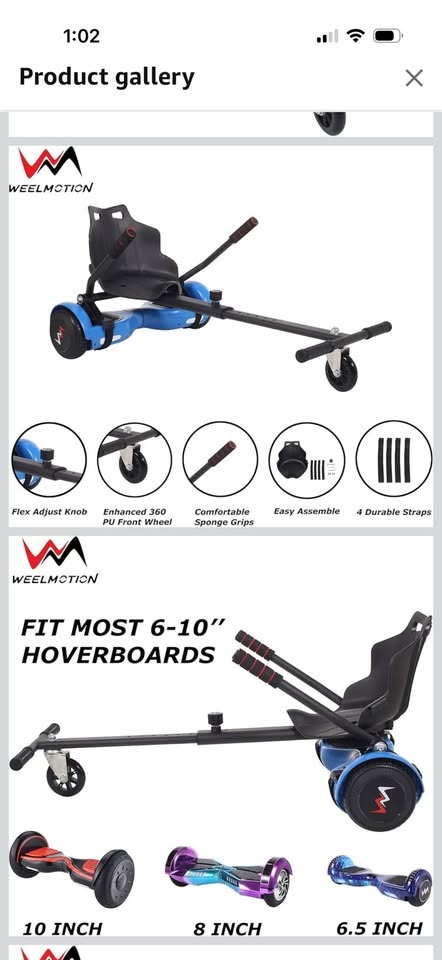 Hoverboard Go Kart Attachment - New - photo 4