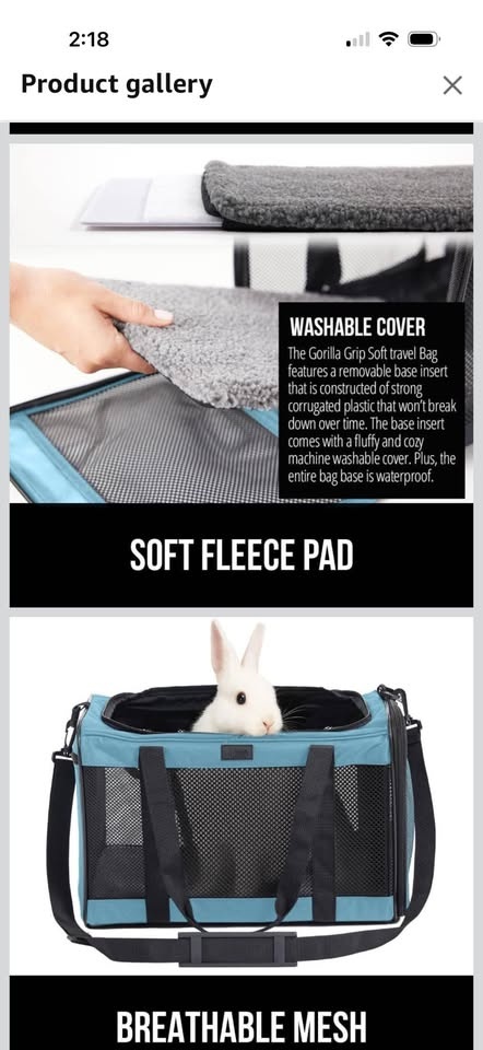 New Pet Travel Carrier Bag - Airline Approved - photo 3