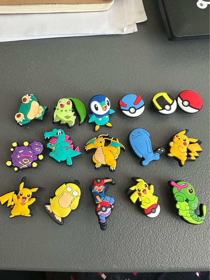 Pikachu & Assorted Pokémon Jibbitz for Crocs - photo 3