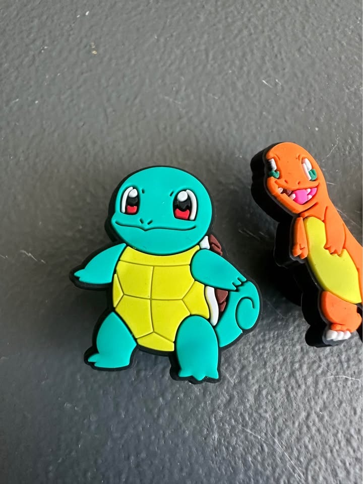 Original starter Pokémon Jibbitz for Crocs - Squirtle, Charmande - photo 3