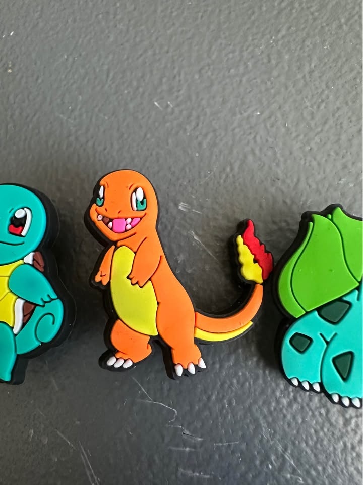 Original starter Pokémon Jibbitz for Crocs - Squirtle, Charmande - photo 4