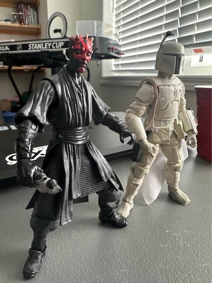 Star Wars Black Series Darth Maul & Boba Fett Figures - photo 3
