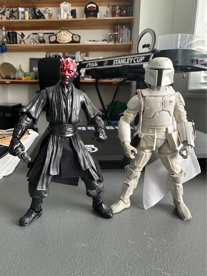 Star Wars Black Series Darth Maul & Boba Fett Figures - photo 5