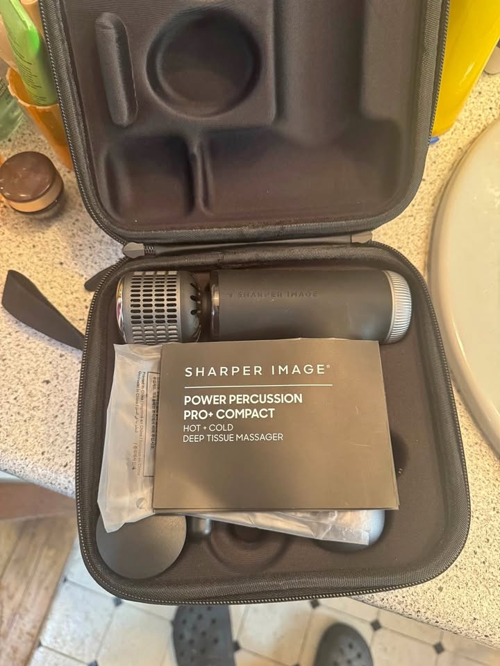 Sharper Image Power Percussion Pro+Compact Massager