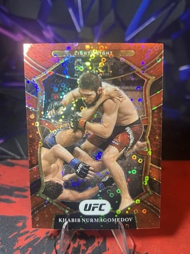 2021 Panini Select UFC Khabib Nurmagomedov Red Disco Prizm /199 - photo 2