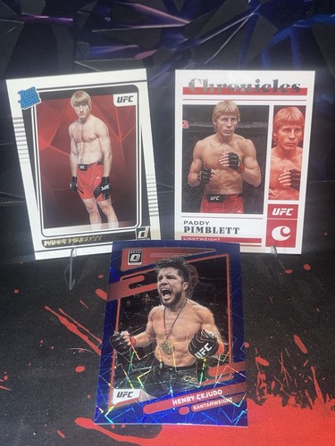 Paddy Pimblett Rookie Card Combo + Free Henry Cejudo
