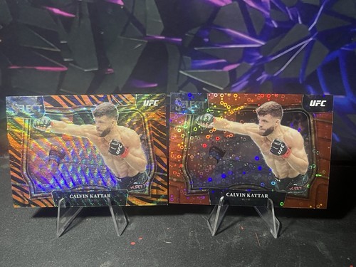 Calvin Kattar Tiger Print SSP & Red Disco /99 Prizm - UFC 2023 S