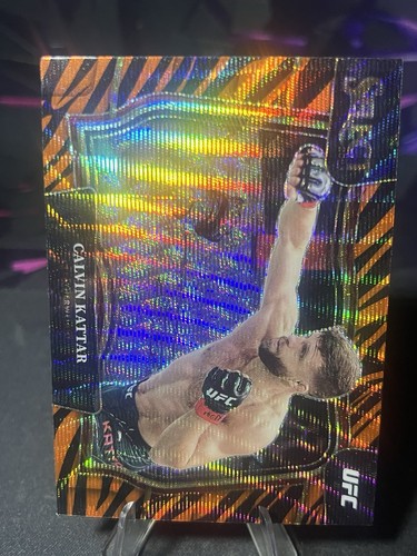 Calvin Kattar Tiger Print SSP & Red Disco /99 Prizm - UFC 2023 S - photo 2