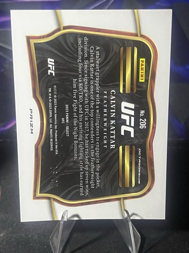 Calvin Kattar Tiger Print SSP & Red Disco /99 Prizm - UFC 2023 S - photo 5