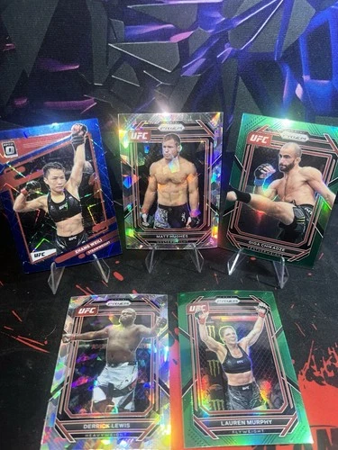 Zhang Weili Blue Laser, Derrick Lewis Cracked Ice UFC Combo - 20