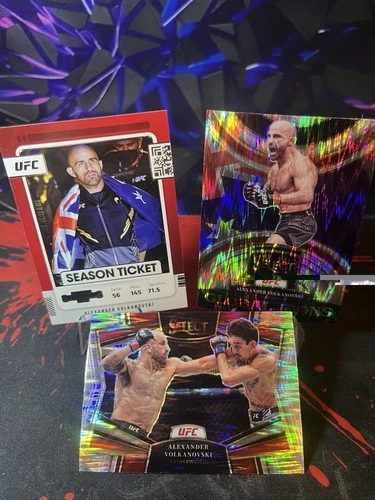 3 Lot 🔥 UFC Alexander Volkanovski Global Icons Flash Combo & Sea