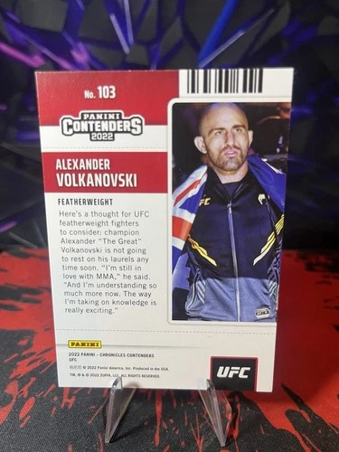 3 Lot 🔥 UFC Alexander Volkanovski Global Icons Flash Combo & Sea - photo 5