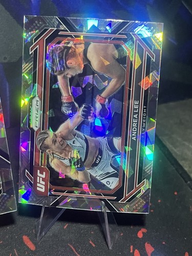 5 Cards For Price Of 2🔥 - UFC Combo - Cracked Ice & Green Prizm - photo 4