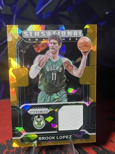 2021 Panini Prizm Brook Lopez Orange Ice #SW-BLP + Bonus - photo 2