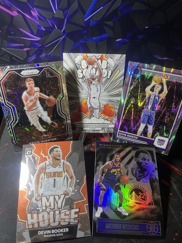 Kevin Huerter 2020 Panini Prizm Fast Break Disco & Seismic - 3 B