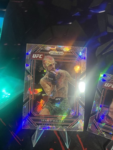 Sean O'Malley Movsar Evloev Chidi Njokuani 2023 Prizm UFC Cards - photo 2
