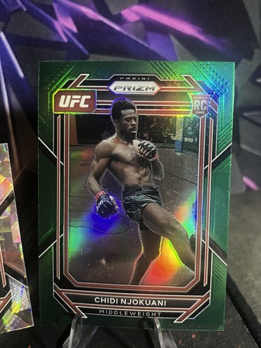 Sean O'Malley Movsar Evloev Chidi Njokuani 2023 Prizm UFC Cards - photo 4