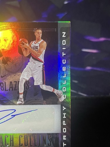 2019-20 Panini Illusions Zach Collins Auto RC - photo 3