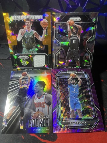 Brook Lopez Patch Orange Prizm, Leaky Purple Wave, Cracked Ice H