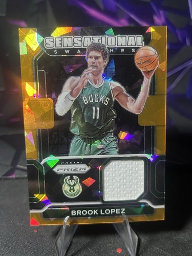 Brook Lopez Patch Orange Prizm, Leaky Purple Wave, Cracked Ice H - photo 2
