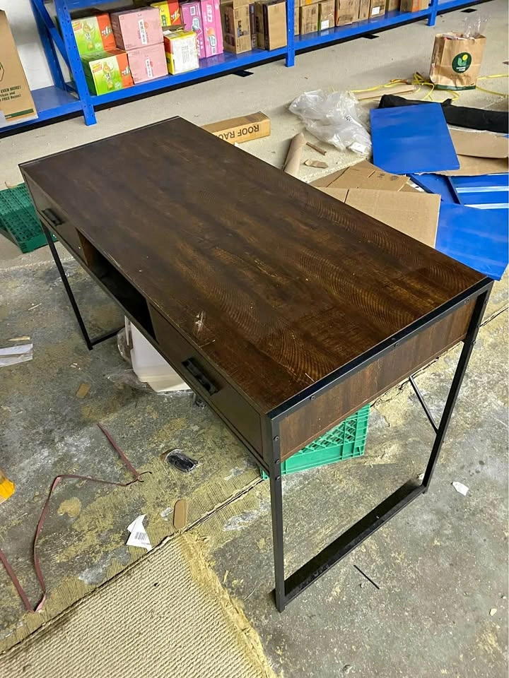 Desk with Two Drawers - 48x22x30 inches