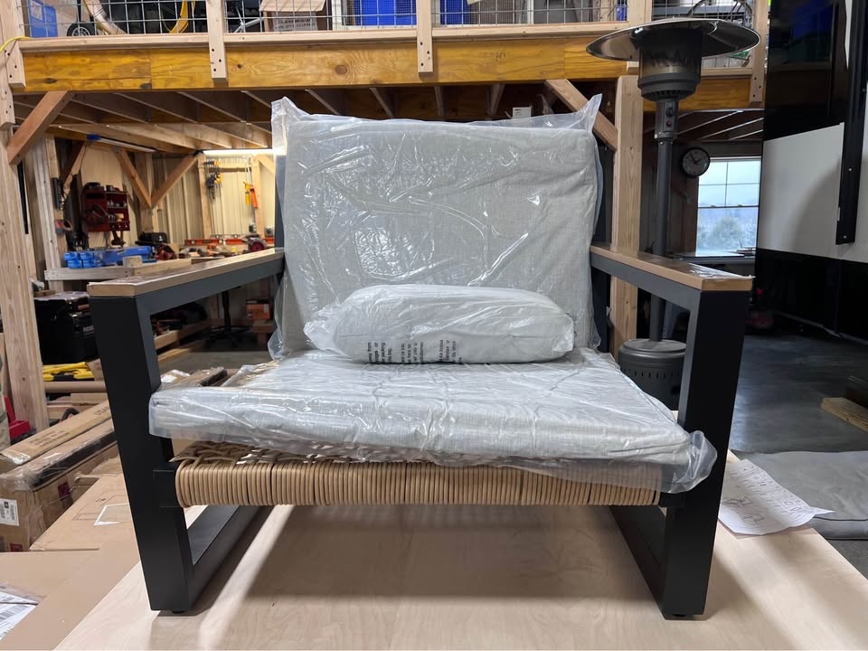 Outdoor Roped Cushioned Club Chair - photo 3
