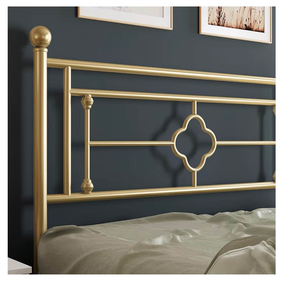 Metal Bed Frame - Gold - photo 2