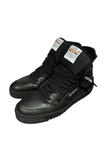 Off-White 3.0 Off Court Black High Top Sneakers EU 43